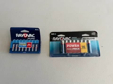 24 Rayovac High Energy AA Batteries (New)