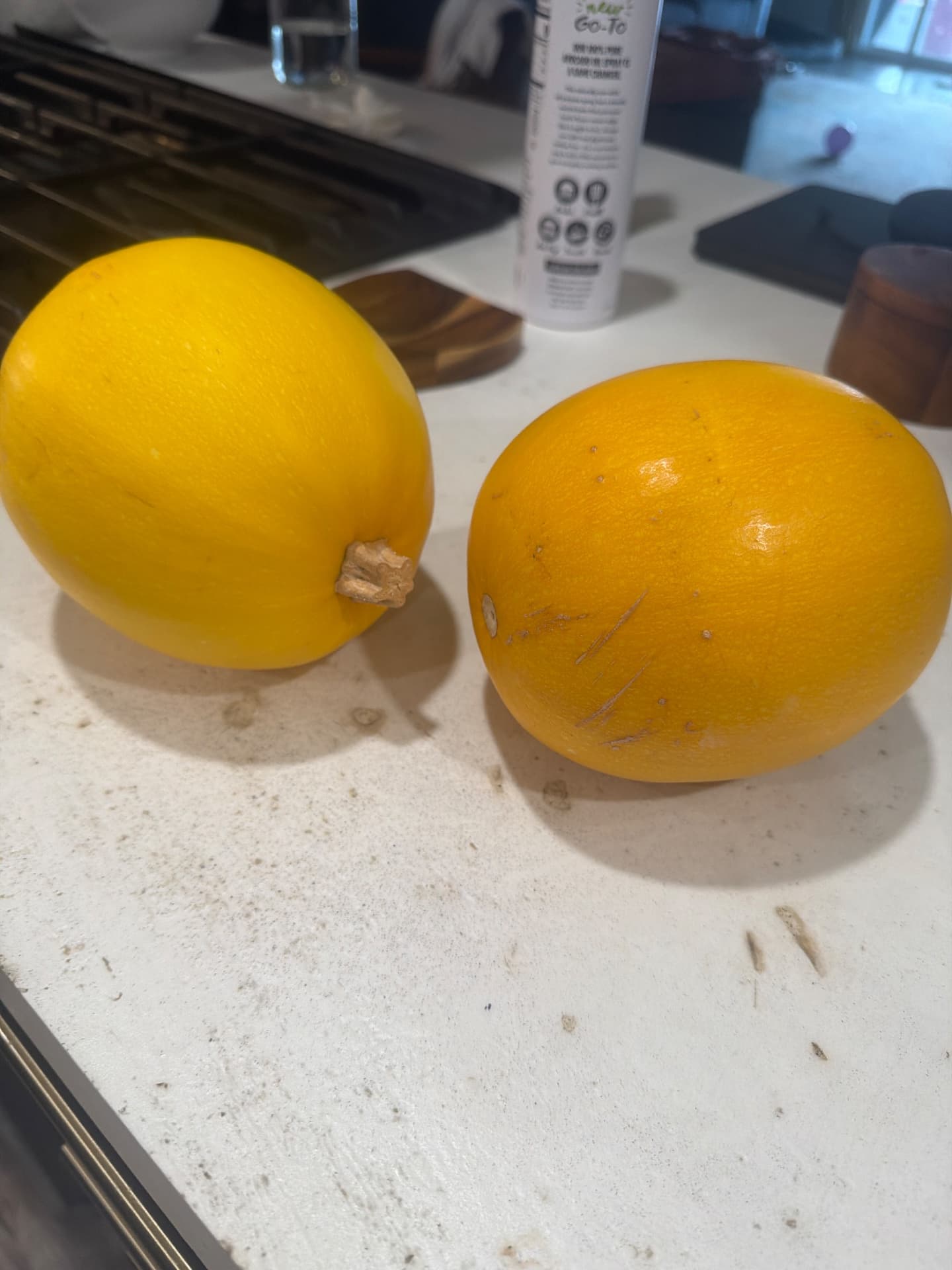 Two Fresh Spaghetti Squash