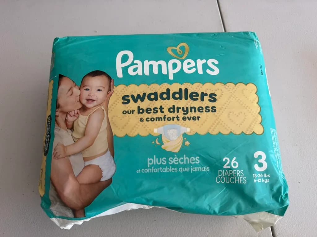 Pampers Swaddlers Size 3 Diapers (26 Count)