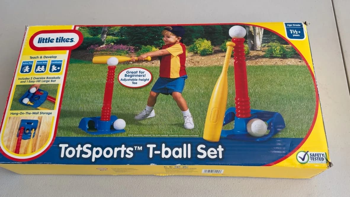 New Little Tikes TotSports T-ball Set